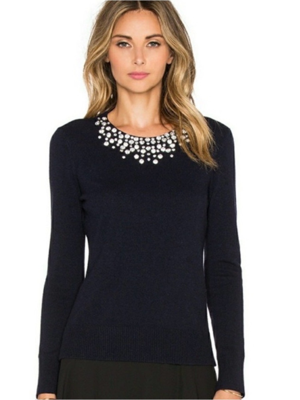 Kate Spade black crewneck sweater